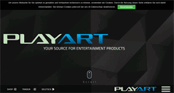 Desktop Screenshot of playart.at